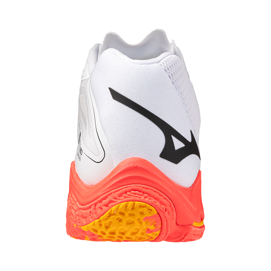 Mizuno WAVE LIGHTNING Z8 MID White/Fiery Coral 2/Citrus